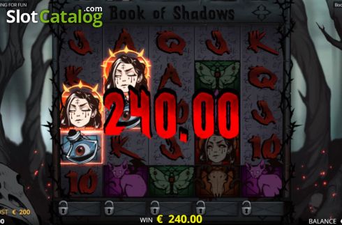 Скрин5. Book of Shadows (Nolimit City) слот