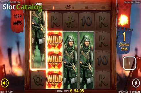 Скрин8. Bushido Ways xNudge слот
