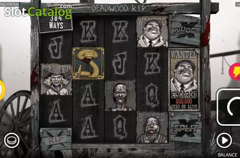 Скрин3. Deadwood R.I.P слот