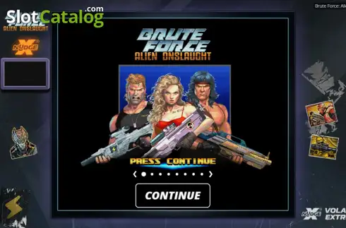 Скрин2. Brute Force Alien Onslaught слот