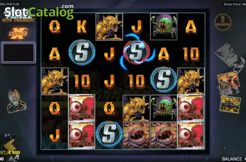Скрин9. Brute Force Alien Onslaught слот