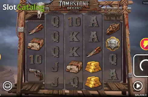 Скрин2. Tombstone Begins слот