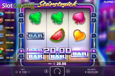 Скрин4. Starstruck слот