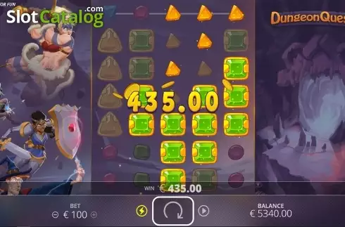 Скрин7. Dungeon Quest слот