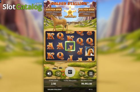Скрин3. Golden Stallion слот