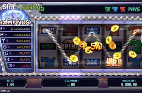 Скрин4. Divine Diamonds слот