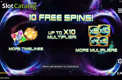 Скрин6. Timelines (Northern Lights Gaming) слот