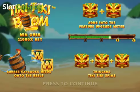 Скрин2. Tiki Tiki Boom слот