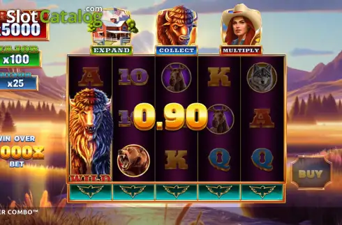 Скрин3. Bison Moon Power Combo слот