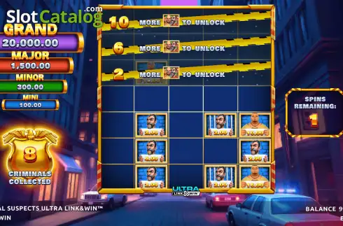 Скрин3. Unusual Suspects Ultra Link&Win слот
