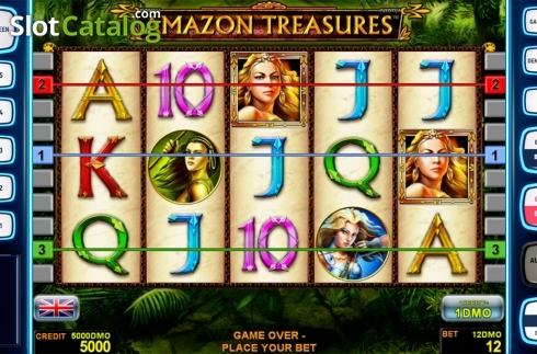 Скрин2. Amazon Treasures Deluxe слот