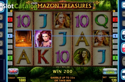 Скрин4. Amazon Treasures Deluxe слот