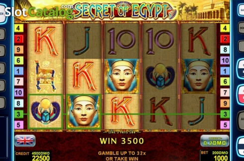 Скрин4. Secret Of Egypt Deluxe слот