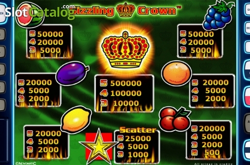 Скрин7. Sizzling Crown Deluxe слот