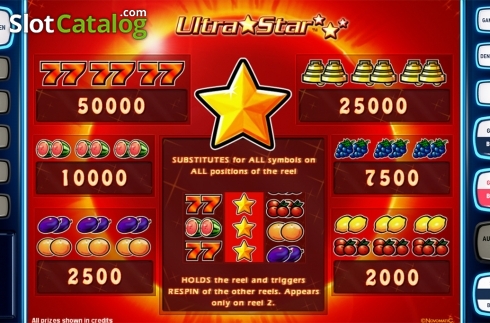 Скрин8. Ultra Star Deluxe слот