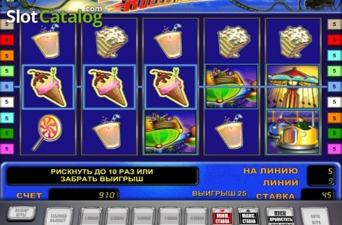 Скрин3. Roller Coaster (Novomatic) слот