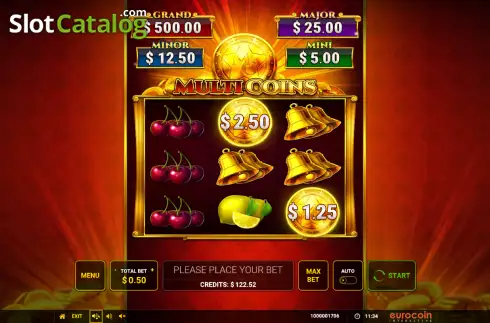 Скрин2. Multi Coins слот