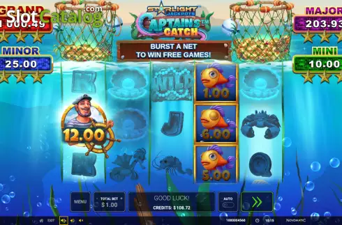 Скрин3. Starlight Jackpots Captain's Catch слот