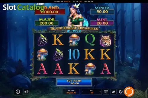 Скрин2. Black Forest Treasures Lock and Spin слот