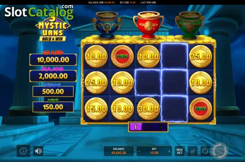 Скрин3. 3 Mystic Urns Hold and Win слот