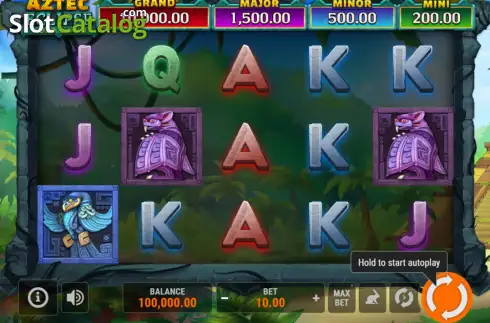 Скрин2. Aztec Eclipse Hold and Win слот