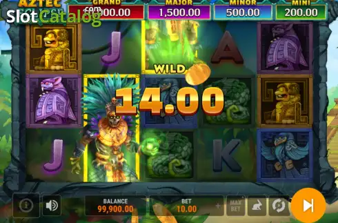 Скрин3. Aztec Eclipse Hold and Win слот