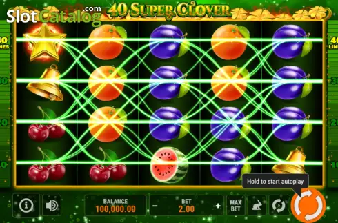 Скрин2. 40 Super Clover слот