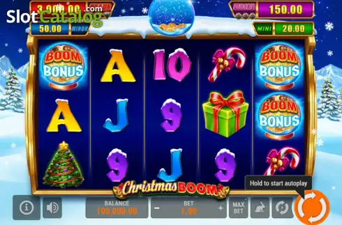 Скрин2. Christmas Boom слот