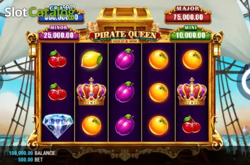 Скрин2. Pirate Queen Hold & Win слот