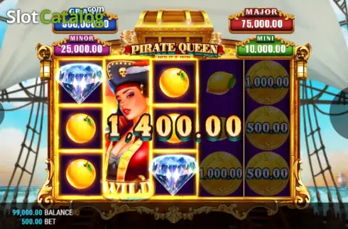 Скрин3. Pirate Queen Hold & Win слот