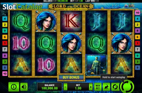 Скрин2. Lord of the Ocean Symbol Select слот
