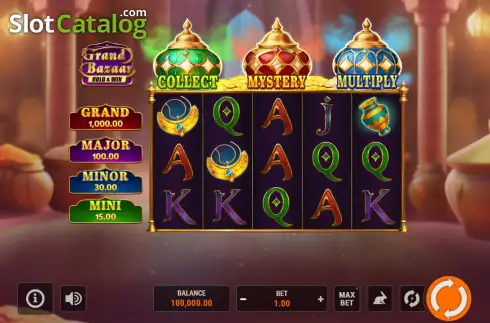 Скрин2. Grand Bazaar Hold and Win слот