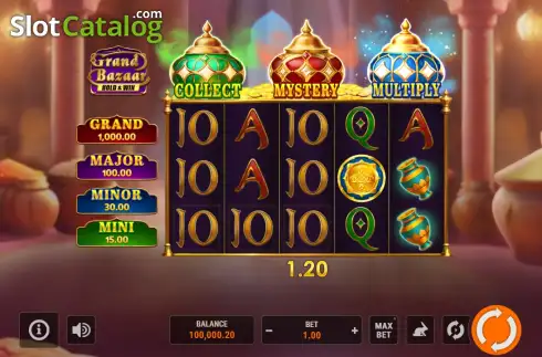 Скрин3. Grand Bazaar Hold and Win слот