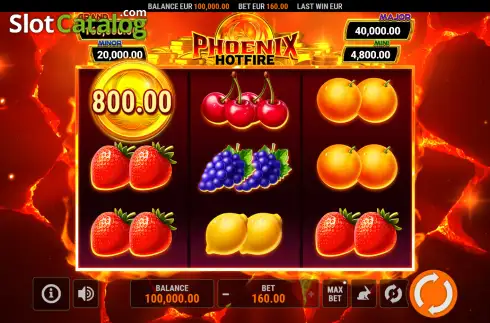 Скрин2. Phoenix Hotfire Hold and Win слот