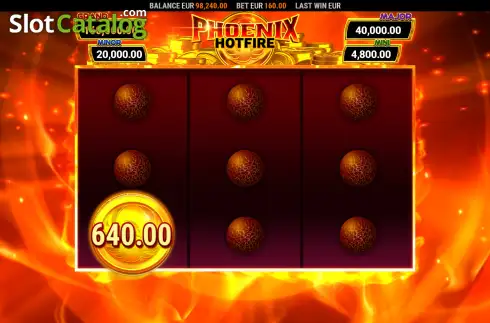 Скрин3. Phoenix Hotfire Hold and Win слот