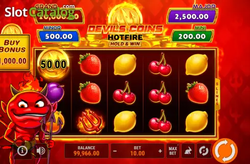 Скрин2. Devil’s Coins Hotfire Hold & Win слот