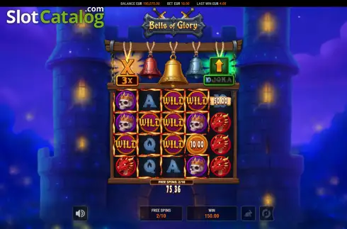 Скрин3. Bells of Glory Hold & Win слот