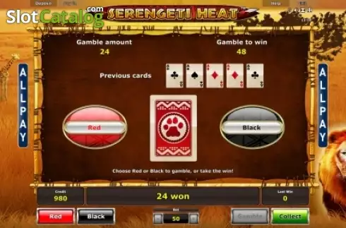 Скрин6. Serengeti Heat слот