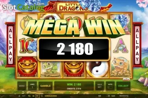 Скрин3. Little Dragons слот