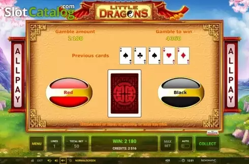 Скрин4. Little Dragons слот