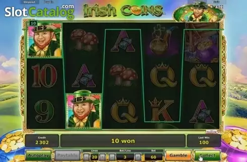 Скрин3. Irish Coins (Greentube) слот