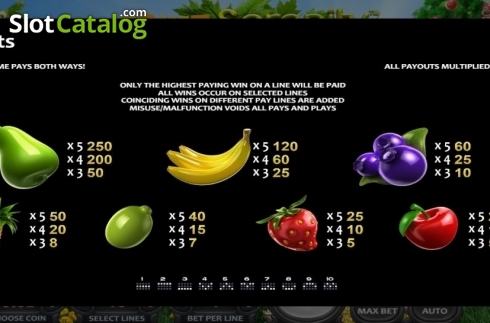 Скрин8. Fruit Serenity слот
