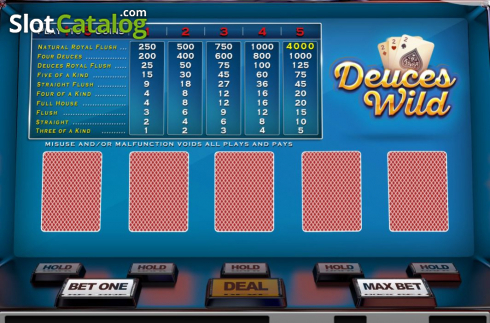 Скрин2. Deuces Wild (Nucleus Gaming) слот