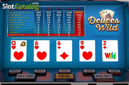 Скрин5. Deuces Wild (Nucleus Gaming) слот