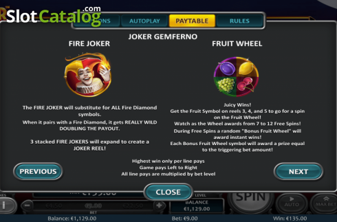 Скрин9. Joker Gemberno слот