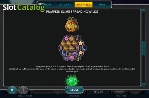 Скрин6. Spooktacular Spins слот