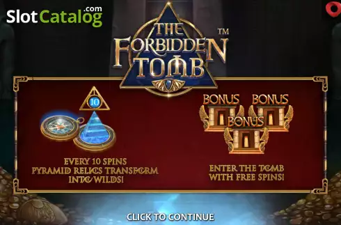 Скрин2. The Forbidden Tomb слот