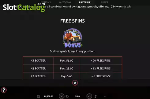 Скрин6. Safari Spins слот
