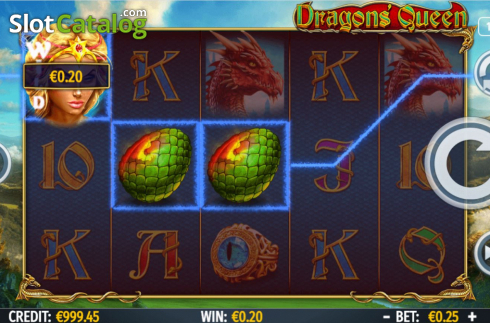 Скрин3. Dragons Queen слот