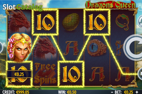 Скрин5. Dragons Queen слот